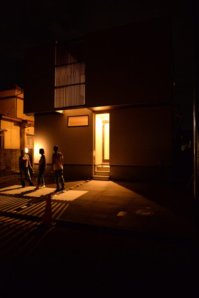 双幸の家は、夜景も美しい。