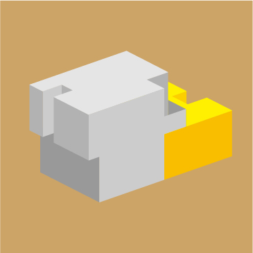 二世帯住宅 間取りの工夫が見える双幸の家の立体構成