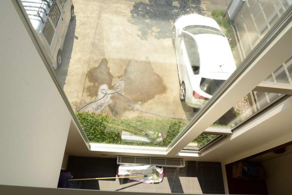 ペアガラス最大級の窓掃除