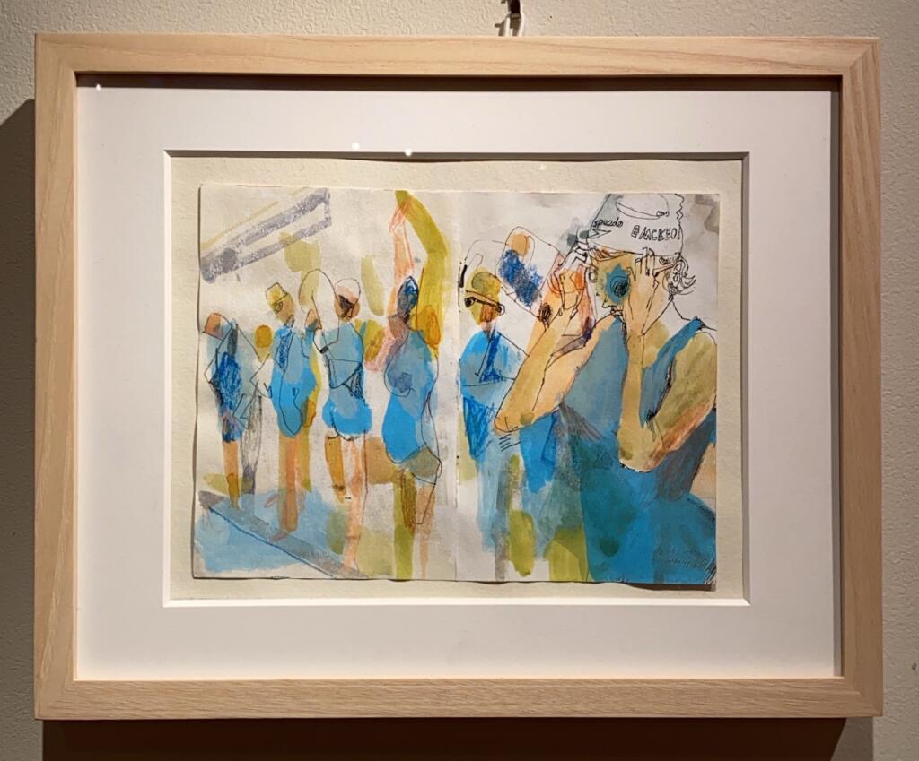 カフェでの休憩風景