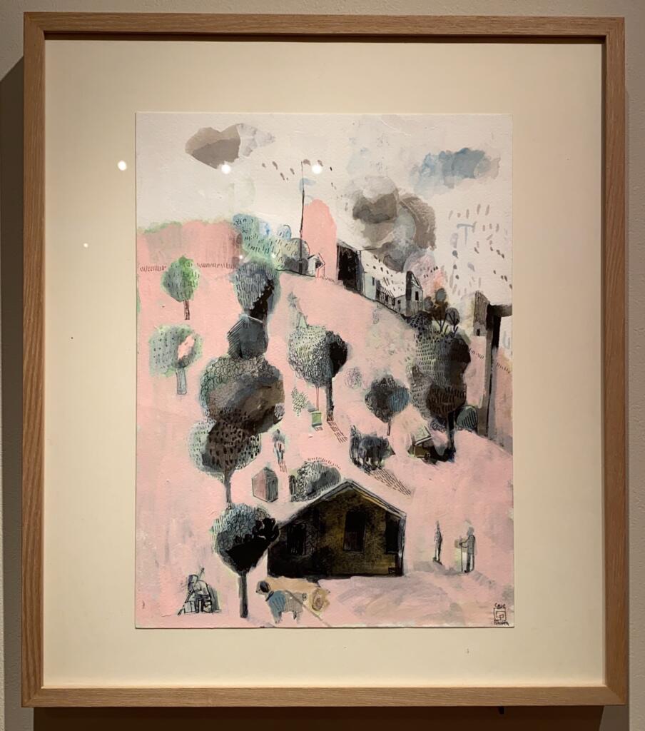 イシサカゴロウ展の展示作品