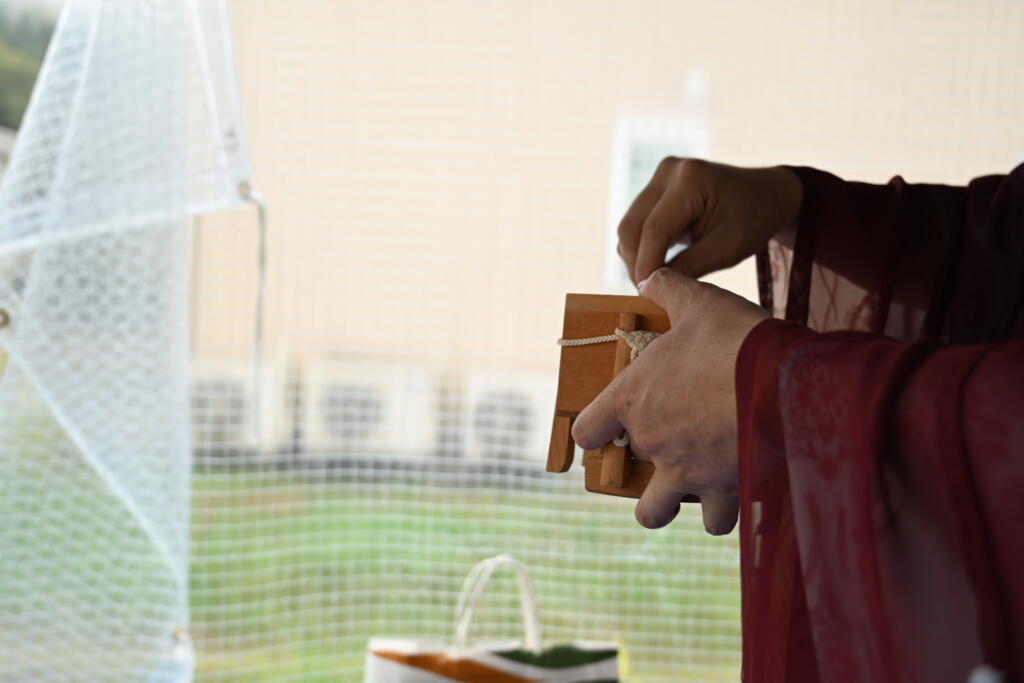 趣適の家 地鎮祭と発注承認打合せ｜色の決定は現地で