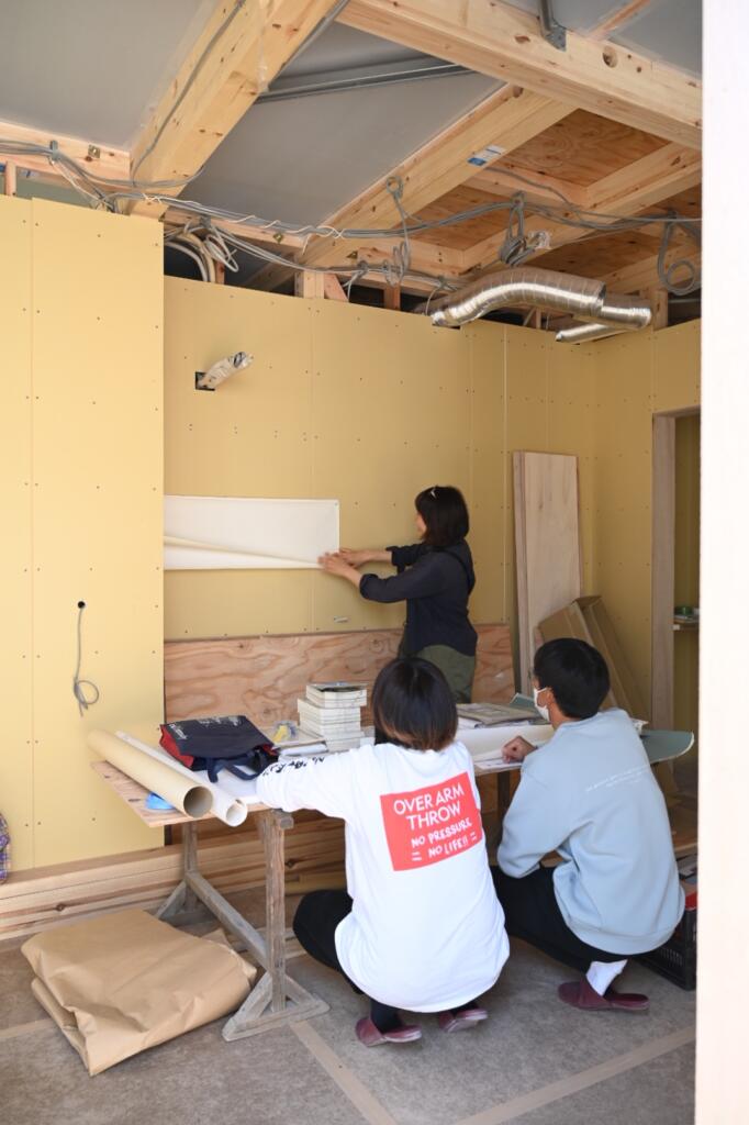 本堂町の家 発注承認打合せ 内装仕上げの確認