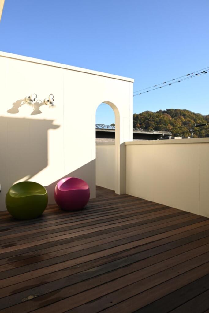 洗濯物が見えない工夫