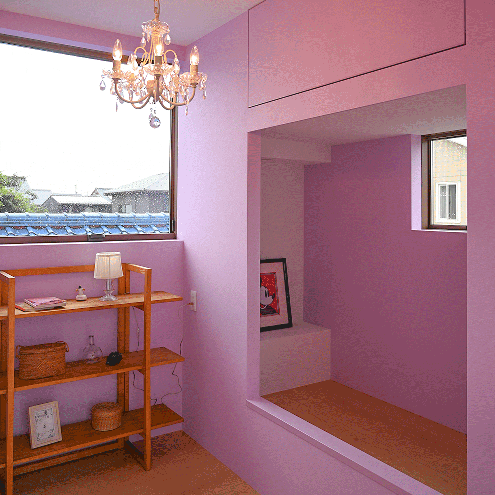 3つの個性的な部屋