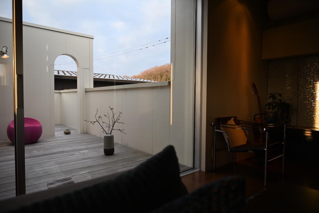 遊び心の家のルーフテラス