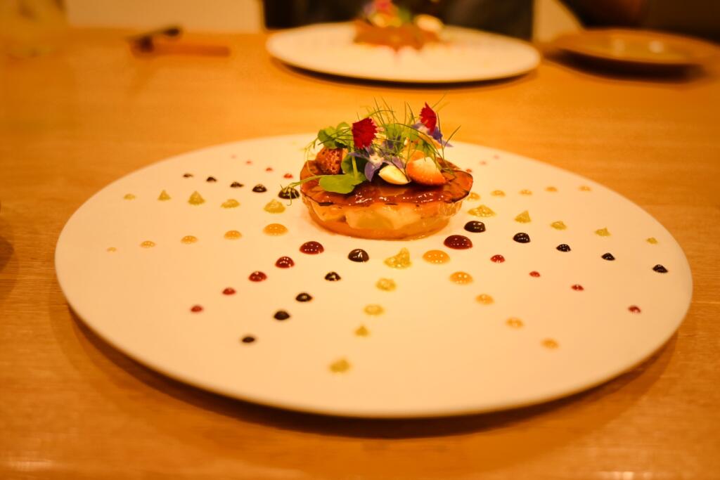 父と行ったフレンチレストラン