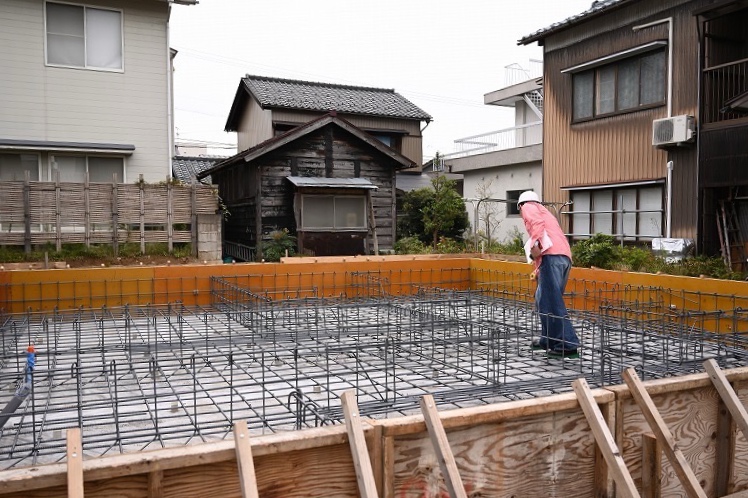 大宮2の家の配筋検査