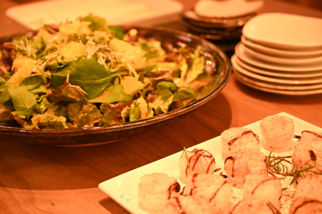 レセプション・パーティでのおもてなし