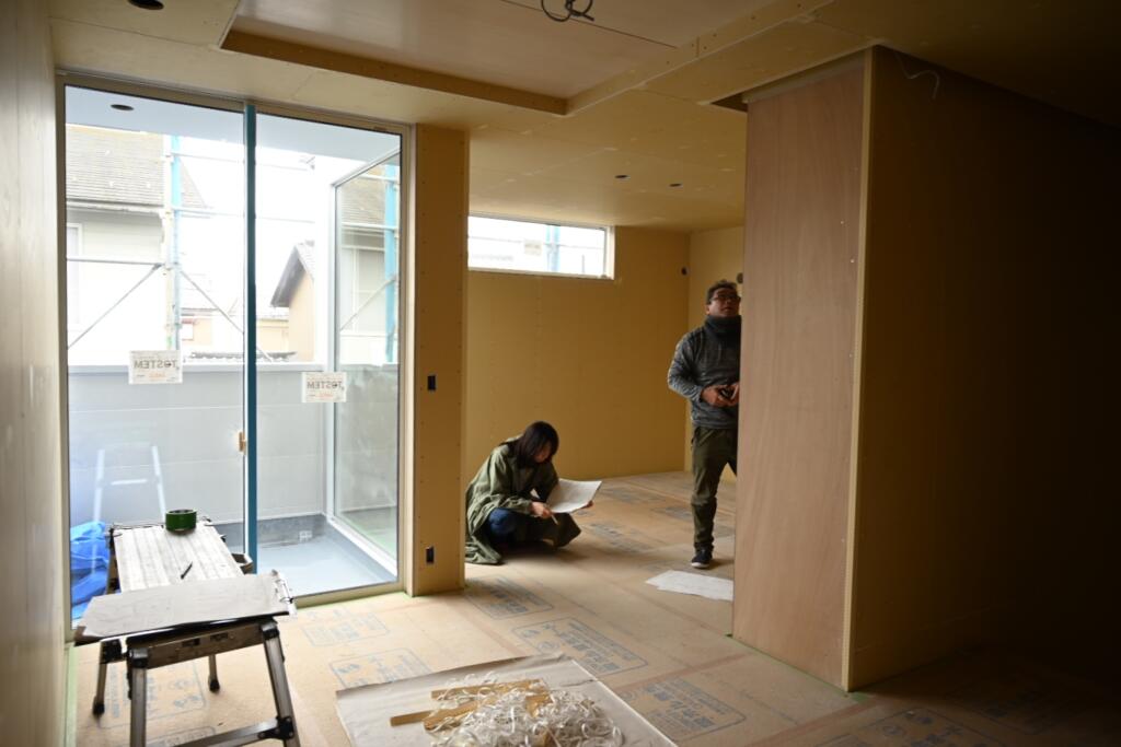 安挺の家のダイニングから